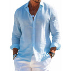 Arden Men’s Casual Lightweight Lapel Shirt