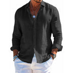 Arden Men’s Casual Lightweight Lapel Shirt