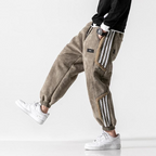 Grayson Men’s Vegan Shearling Trim Joggers