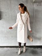 Genevieve Women’s Longline Tailored Coat