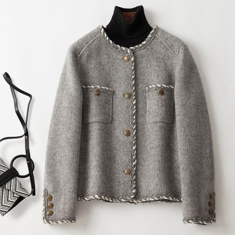 Kensington Women’s Wool Braided Trim Jacket