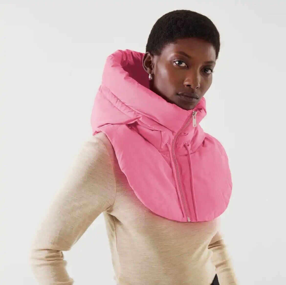 Marlowe Women’s Padded Hooded Neck Scarf