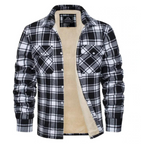 Derrick Men’s Plaid Sherpa Lined Shirt Jacket