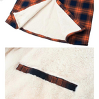 Derrick Men’s Plaid Sherpa Lined Shirt Jacket