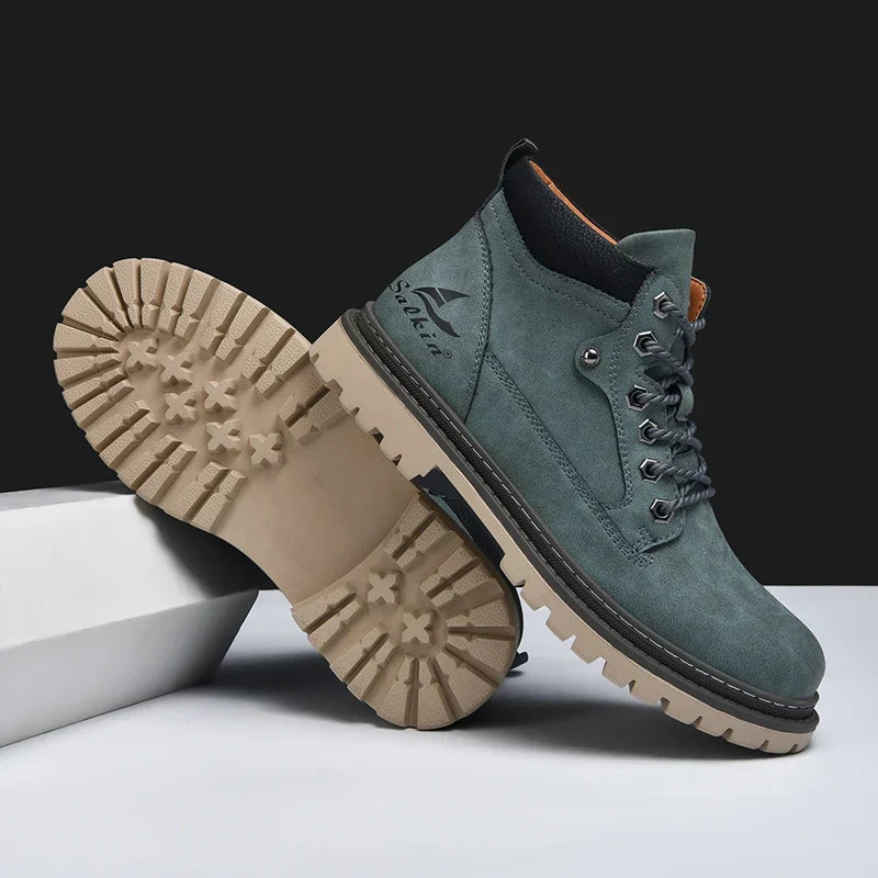 Weston Men’s Suede Lace Up Boots