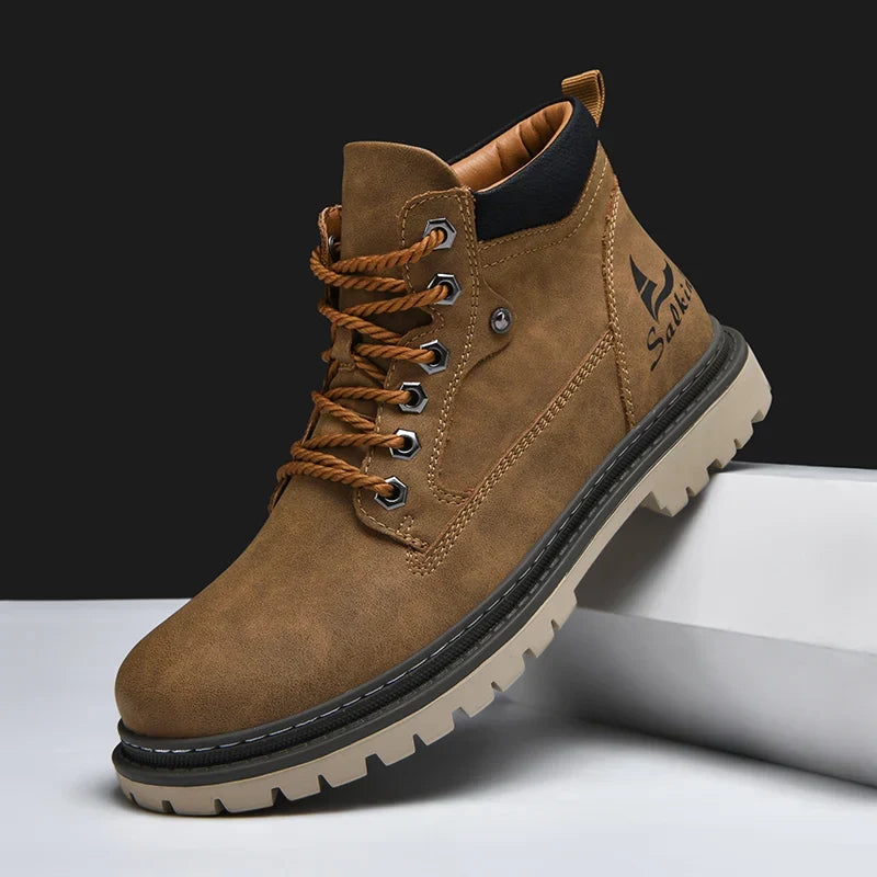 Weston Men’s Suede Lace Up Boots