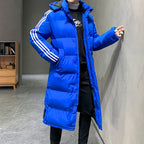 Calvin Men’s Long Hooded Puffer Parka