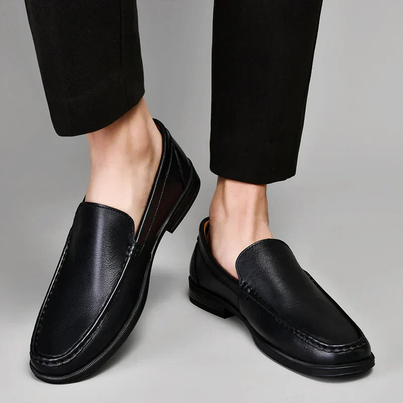 Barry Men’s Leather Casual Slip On Loafers