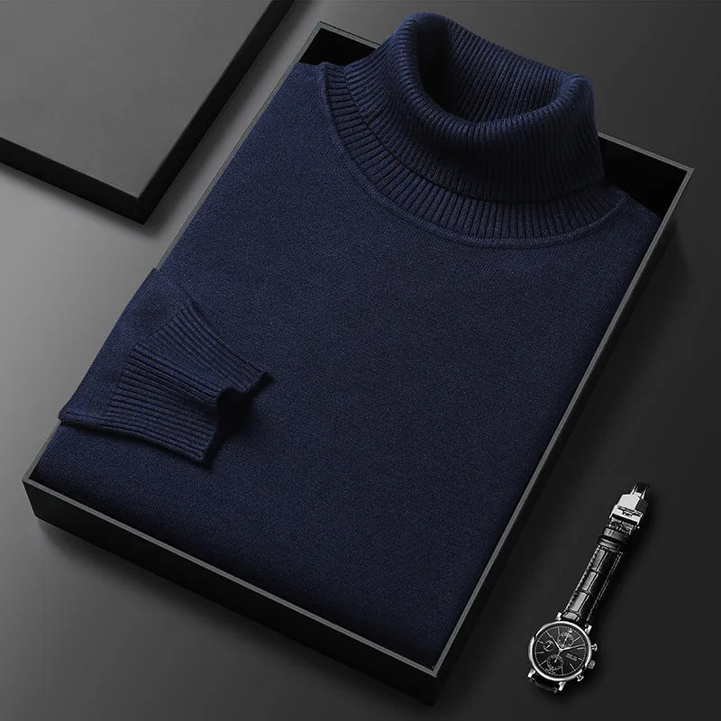 Harrison Slim-Fit Wool Turtleneck Sweater