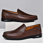 Barry Men’s Leather Casual Slip On Loafers