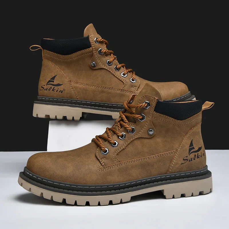 Weston Men’s Suede Lace Up Boots