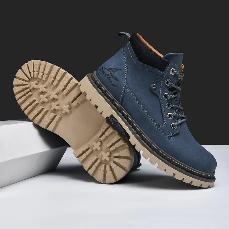 Weston Men’s Suede Lace Up Boots