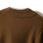Marlowe Elegant Wool Contrast Trim Cardigan