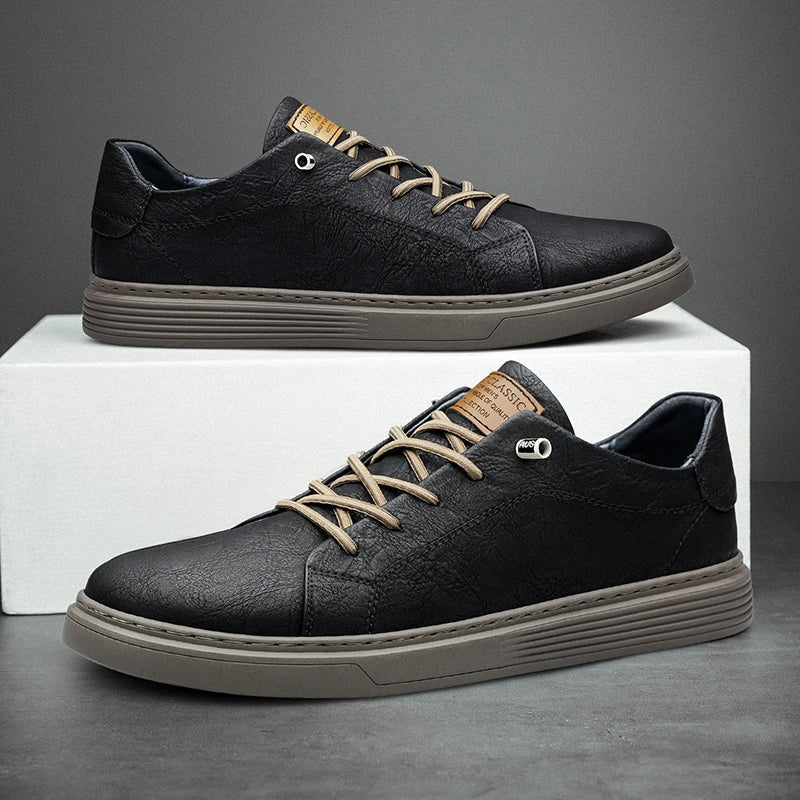 Carter Men’s Vegan Leather Low Top Sneakers