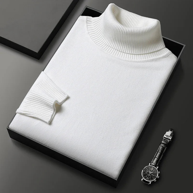 Harrison Slim-Fit Wool Turtleneck Sweater