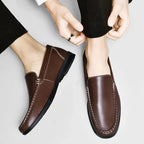 Barry Men’s Leather Casual Slip On Loafers