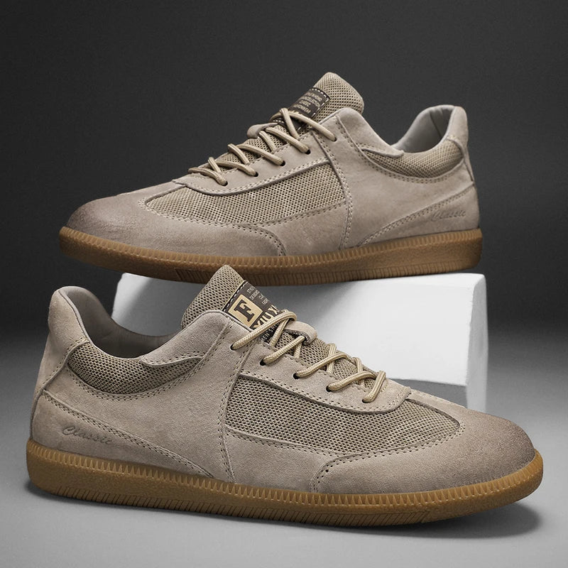 Rhys Men’s Suede Mesh Low Top Sneakers