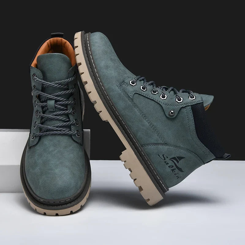 Weston Men’s Suede Lace Up Boots