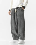 Everett Men’s Streetwear Wide Wale Corduroy Sweats