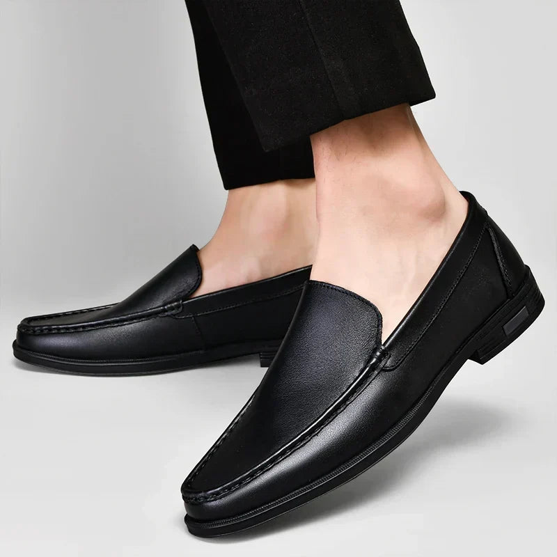Barry Men’s Leather Casual Slip On Loafers