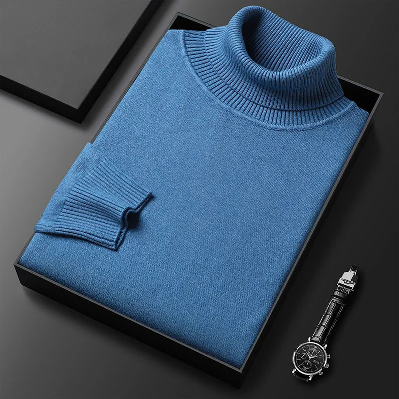 Harrison Slim-Fit Wool Turtleneck Sweater