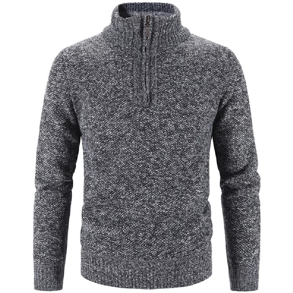 Calloway Men’s Quarter Zip Textured Sweater