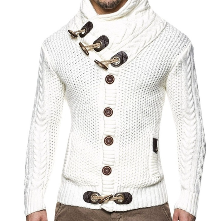 Prescott Men’s Toggle Button Shawl Cardigan