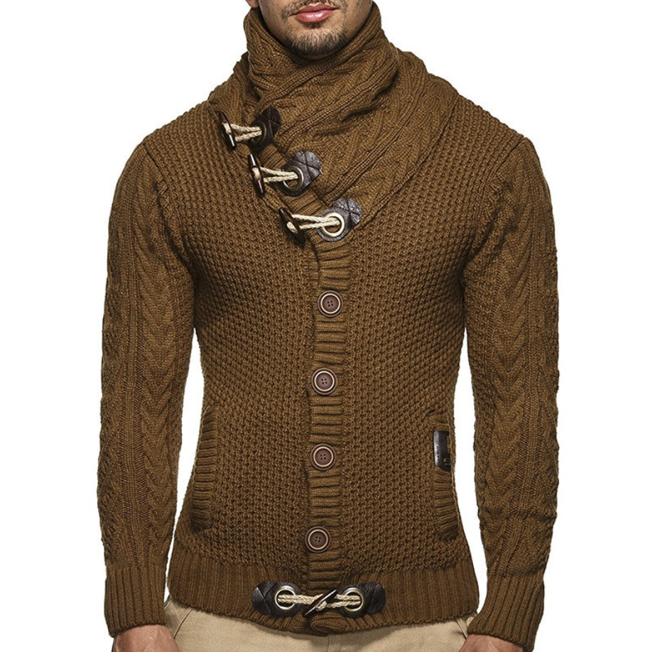 Prescott Men’s Toggle Button Shawl Cardigan