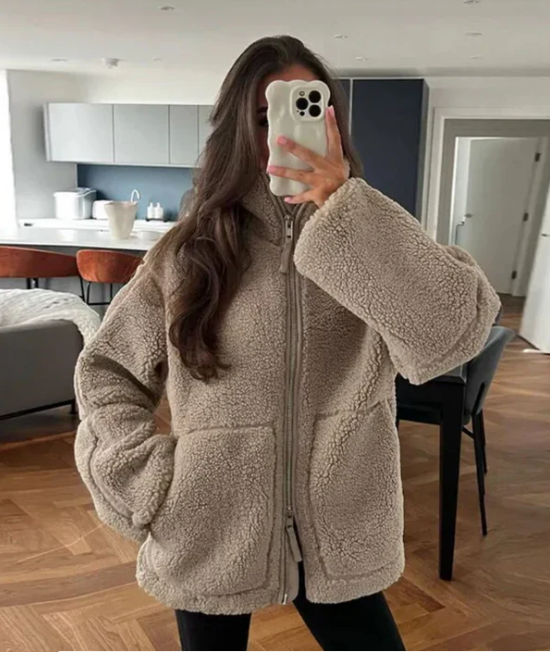 Collins Women’s Plush Zip Up Jacket