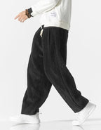 Everett Men’s Streetwear Wide Wale Corduroy Sweats