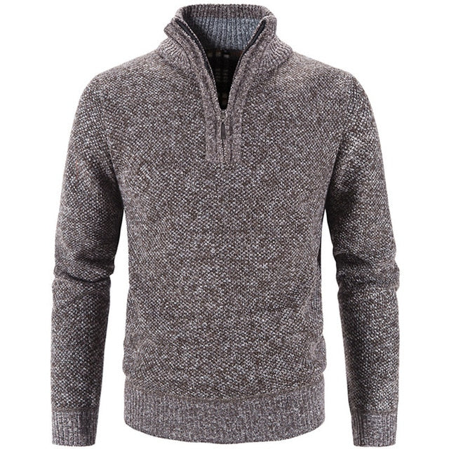 Calloway Men’s Quarter Zip Textured Sweater