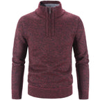 Calloway Men’s Quarter Zip Textured Sweater