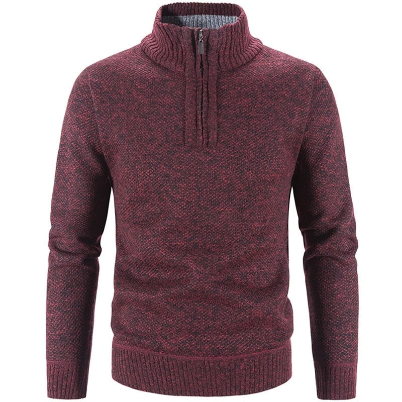 Calloway Men’s Quarter Zip Textured Sweater