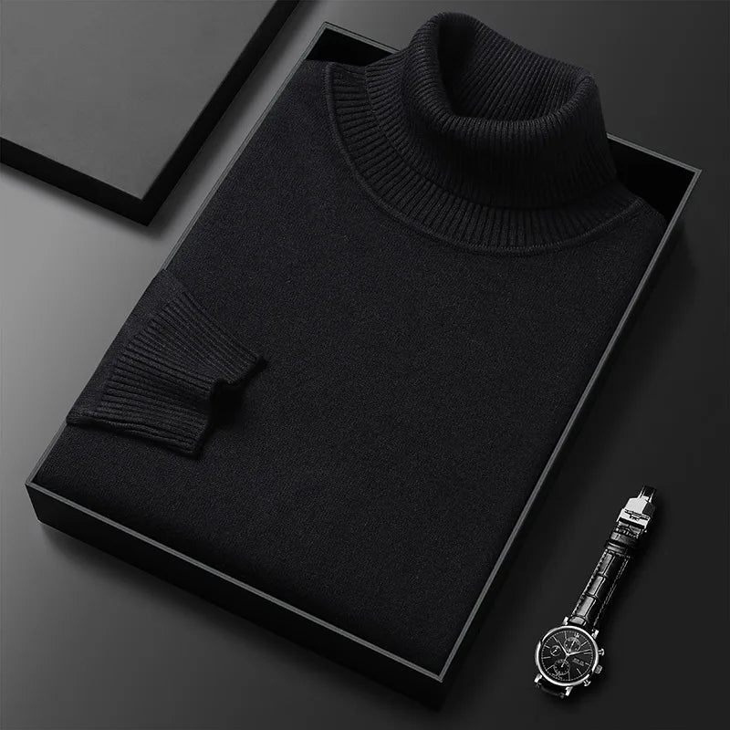 Harrison Slim-Fit Wool Turtleneck Sweater