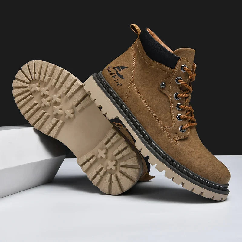 Weston Men’s Suede Lace Up Boots