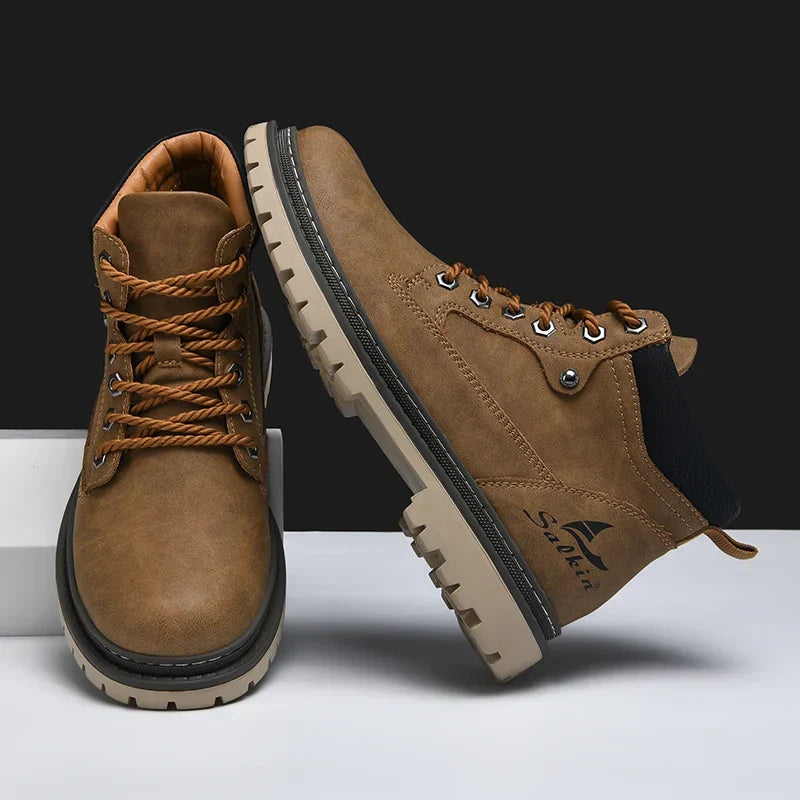 Weston Men’s Suede Lace Up Boots