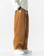 Everett Men’s Streetwear Wide Wale Corduroy Sweats