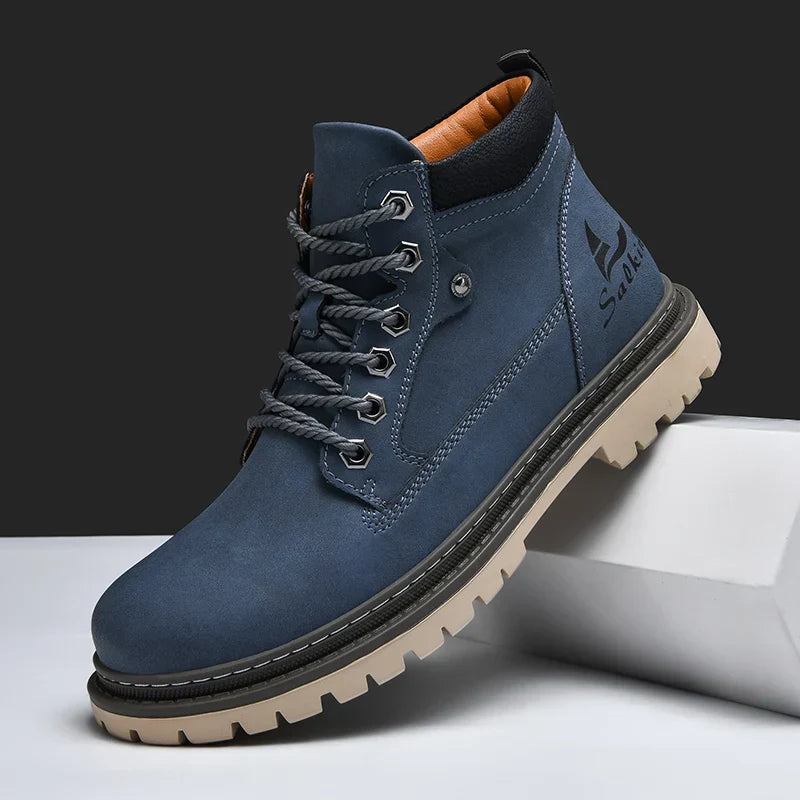 Weston Men’s Suede Lace Up Boots
