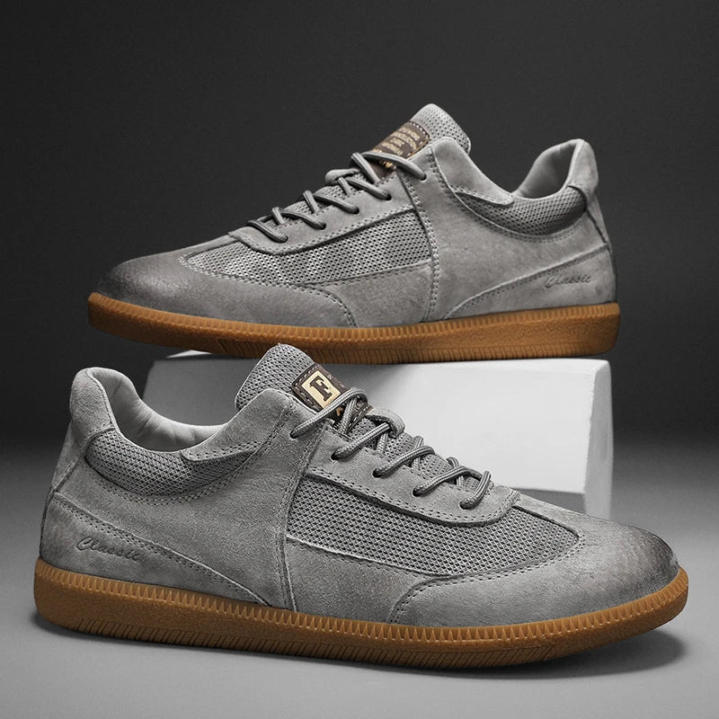 Rhys Men’s Suede Mesh Low Top Sneakers