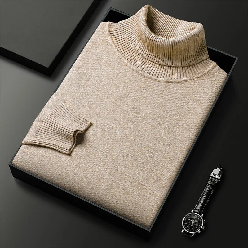 Harrison Slim-Fit Wool Turtleneck Sweater
