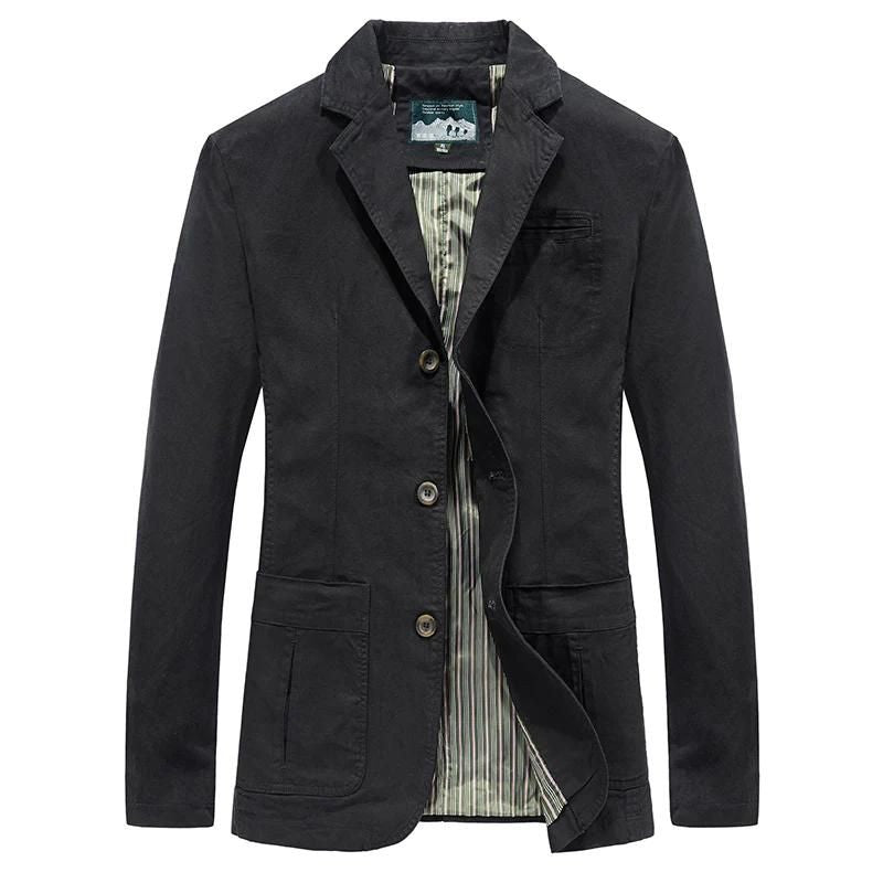 Harcourt Classic Tailored Casual Cotton Blazer