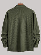 Wesley Lightweight Casual Corduroy Shirt Jacket