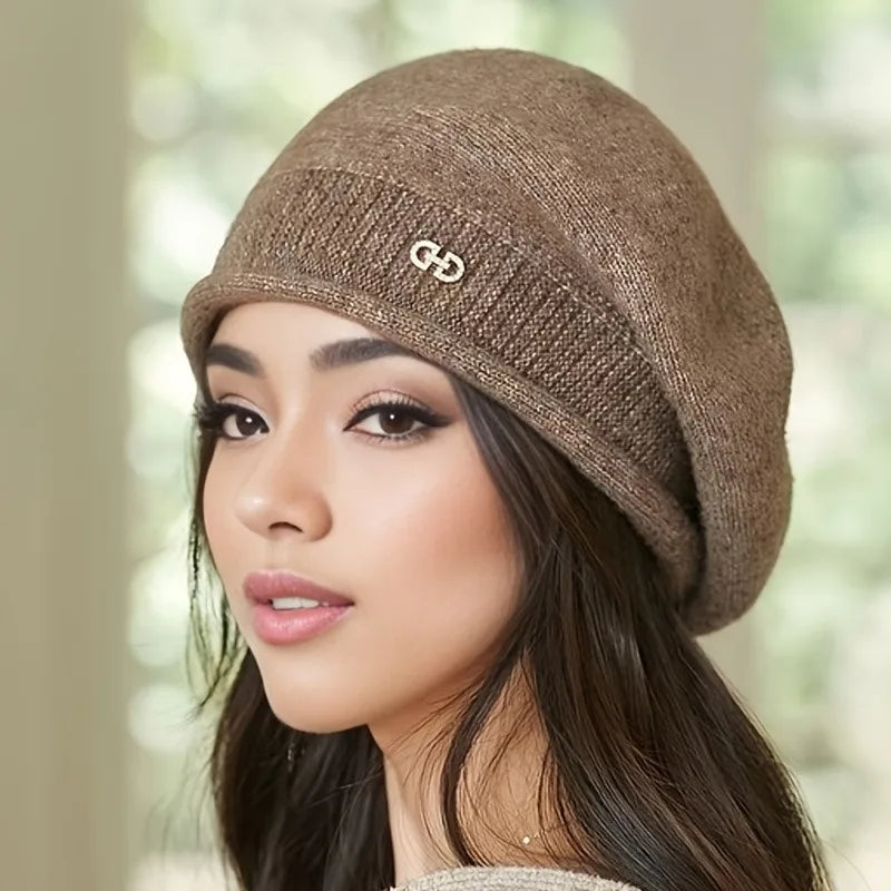 Juliette Elegant Warm Wool Knitted Beret