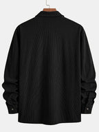Wesley Lightweight Casual Corduroy Shirt Jacket