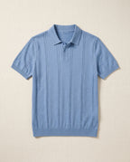 Bayside Cable-Knit Polo