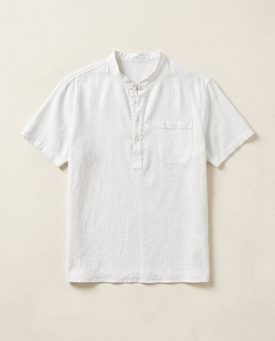 Oslo Cotton Linen Henley