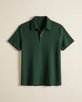 Loro Waffle-Knit Polo