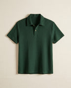 Loro Waffle-Knit Polo