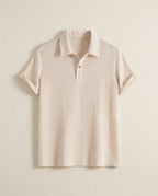 Loro Waffle-Knit Polo