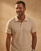 Loro Waffle-Knit Polo